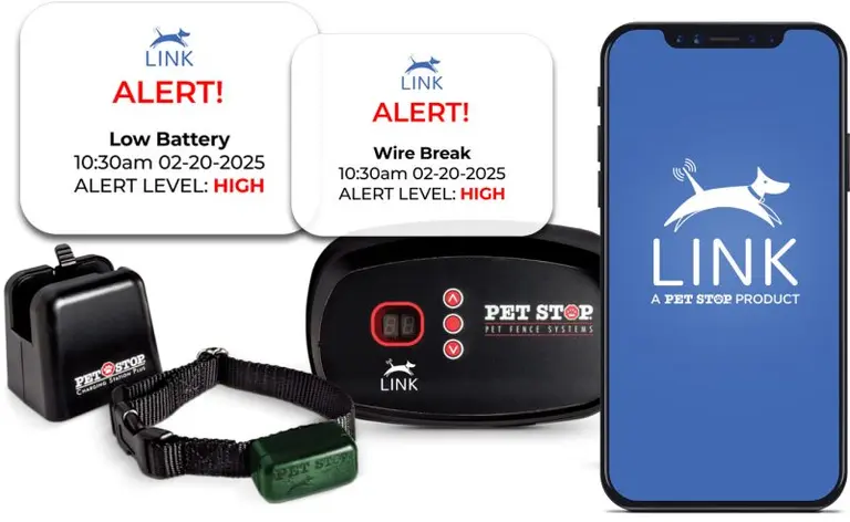 Complete LINK system with transmitter and alerts