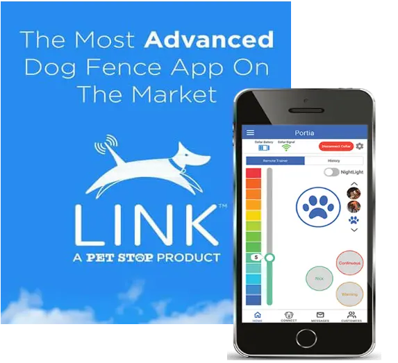 LINK smart collar and mobile app