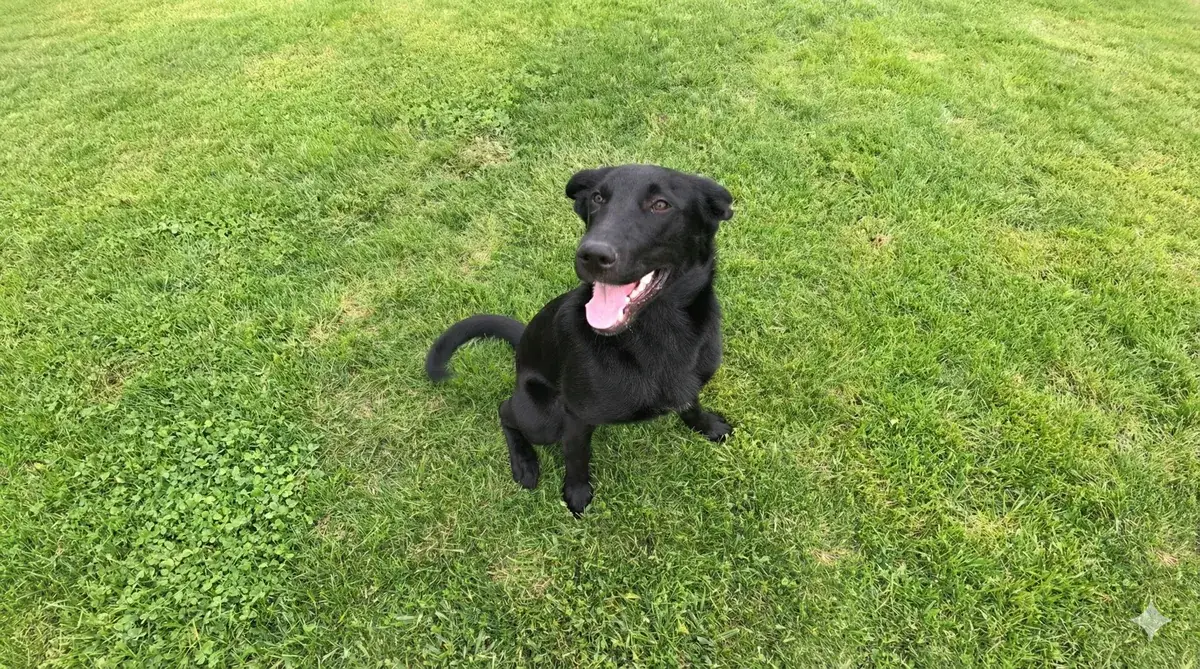 Dog protected by an invisible fence in Hamilton