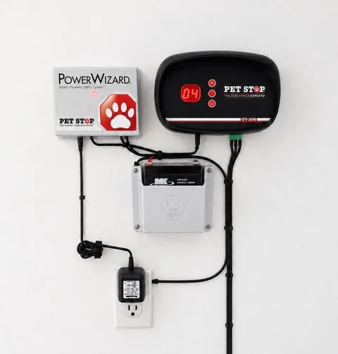 OT-300 transmitter with optional PowerWizard battery backup