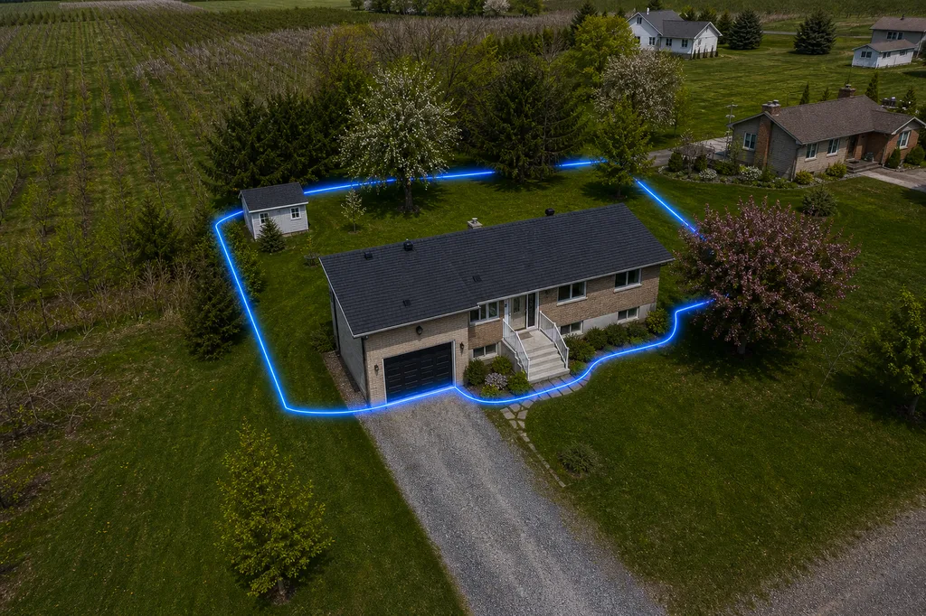Invisible fence Backyard Only containment layout